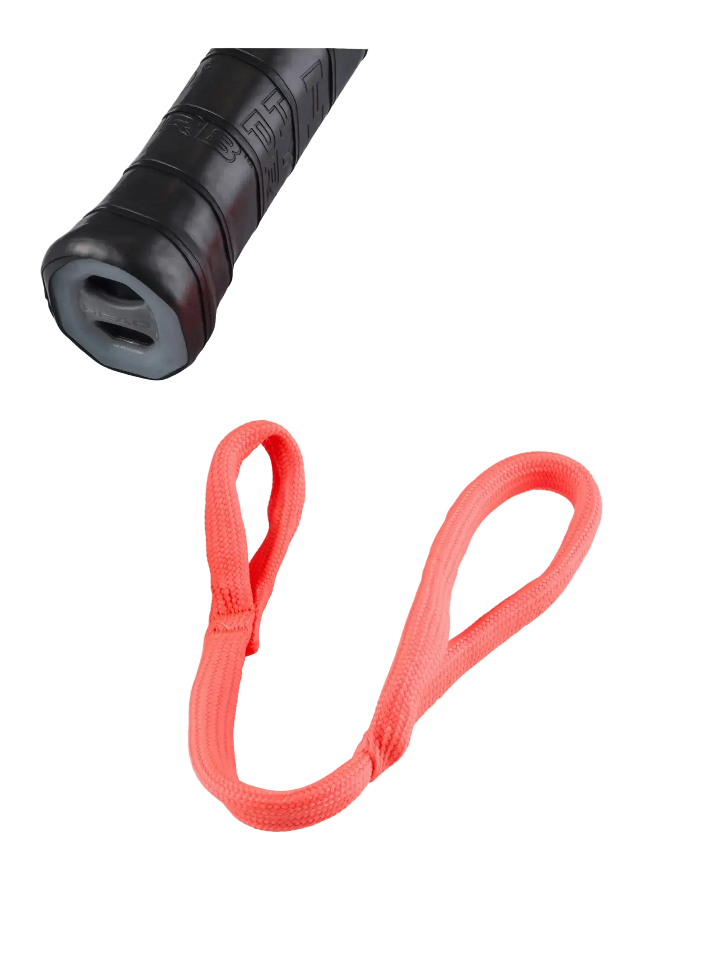 HEAD Radical Team 2026 padel racket handle close up, Soft Cap Plus grip with vibration reduction, designed for intermediate players