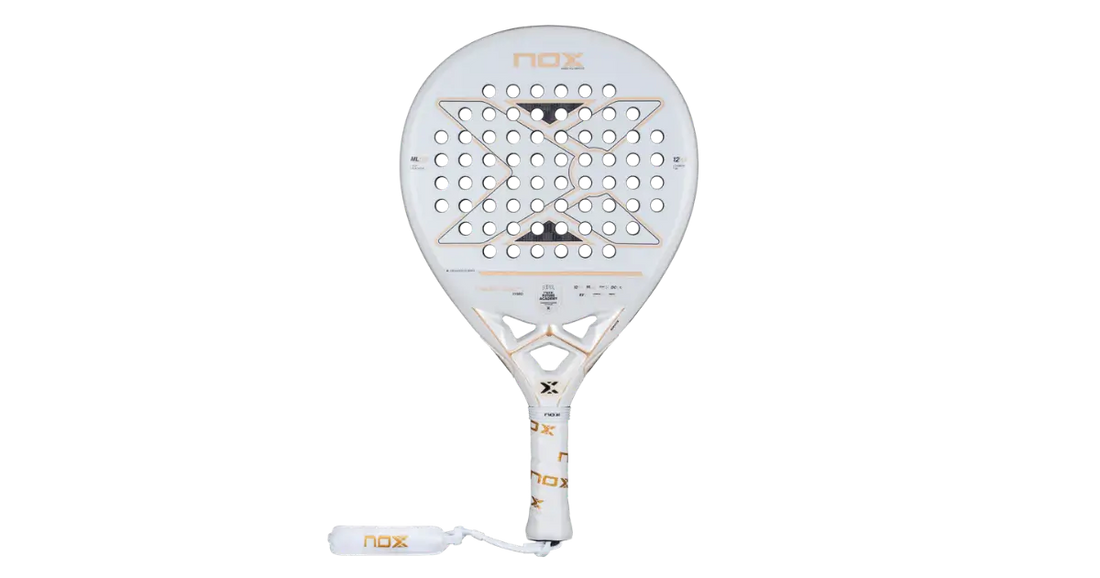 Nox NextGen Pro Hybrid 12K NFA Series 2026 padel racket, teardrop 12K carbon racket for intermediate players