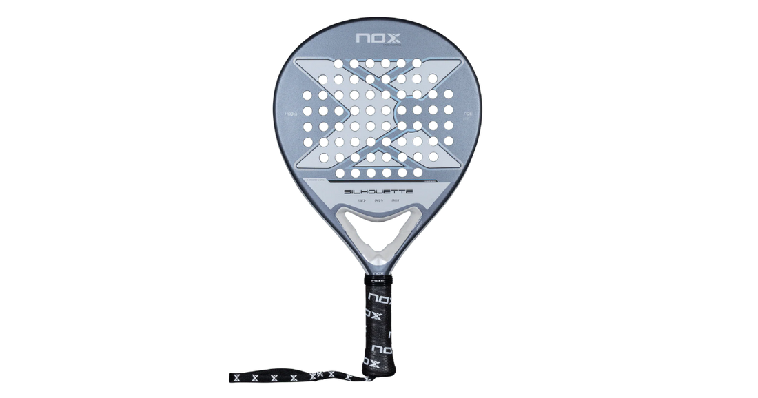 Nox X-ONE Silhouette 2026 padel racket, lightweight round racket for beginner players seeking control and comfort