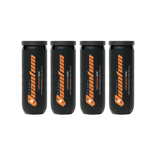 Quantum Pro Padel Balls – 4 Tube (12 Balls)