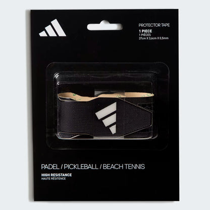 Adidas Antishock protection tape black designed to protect padel racket frame from impacts and surface wear