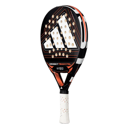adidas Cross IT Team CTRL 2026 padel racket angled view showing face texture and precision control layout
