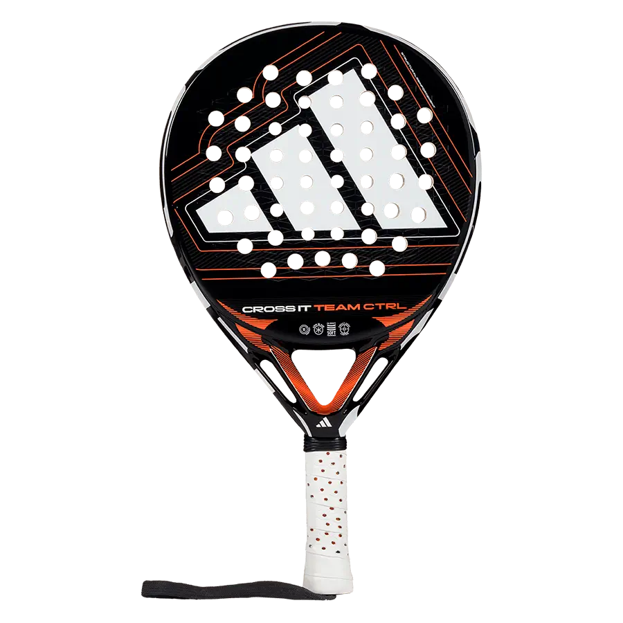 adidas Cross IT Team CTRL 2026 padel racket front view showing control focused face and round shape