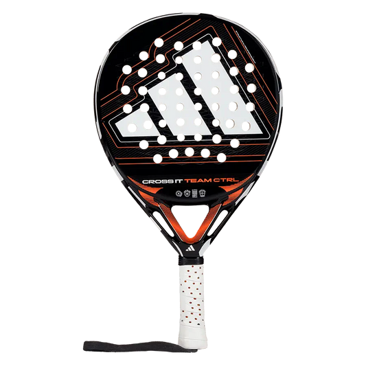 adidas Cross IT Team CTRL 2026 padel racket front view showing control focused face and round shape