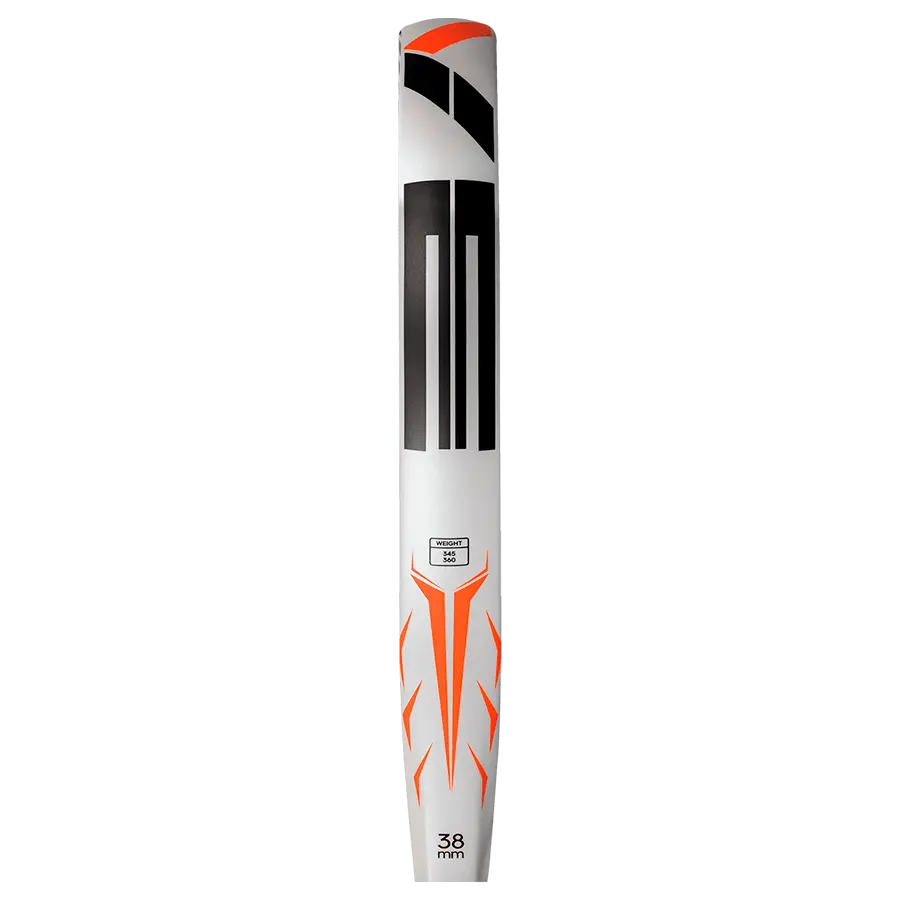 adidas drive light 2026 padel racket side profile view, 38mm frame thickness and lightweight balance, designed for beginner players
