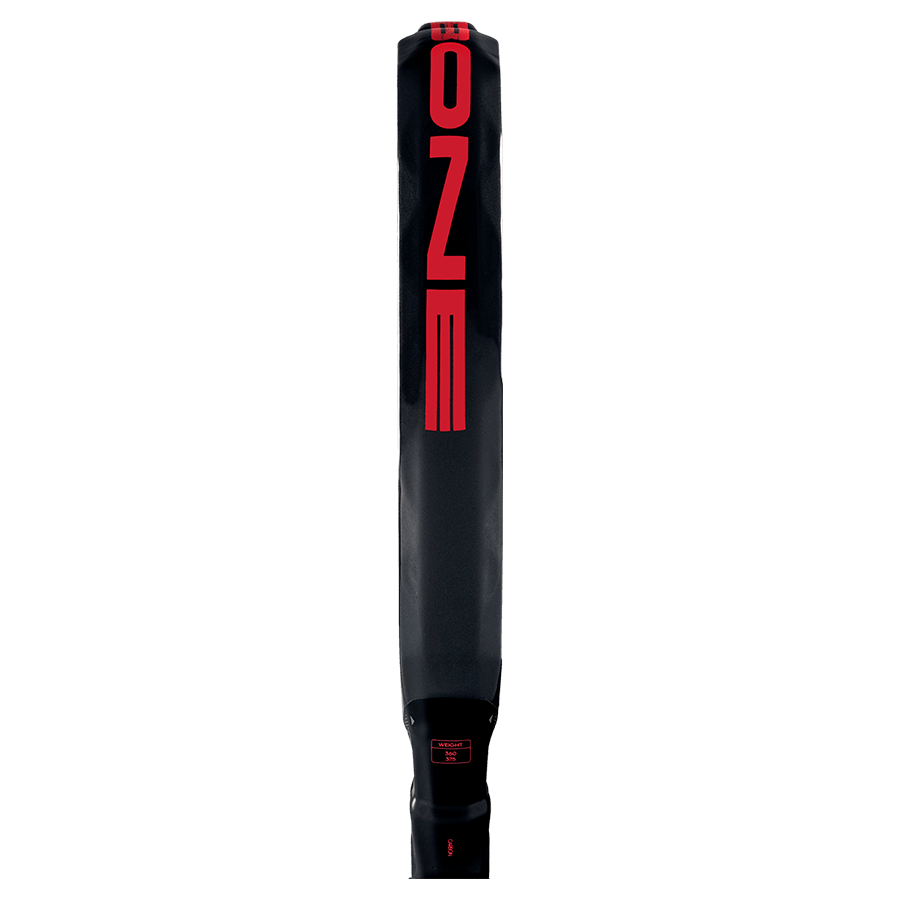 Side profile of the Adidas Metalbone Carbon 2026 padel racket with bold red ONE branding, designed for advanced players.