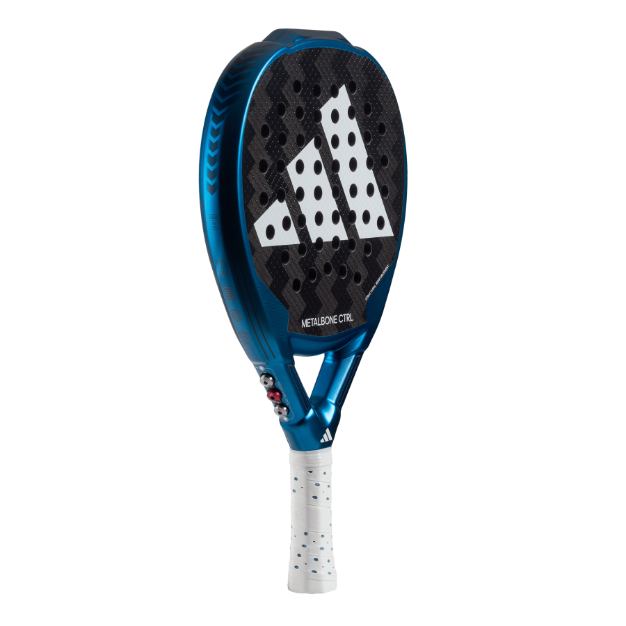 Adidas Metalbone CTRL 3.3 padel racket angled front view highlighting balance and control design, designed for advanced players