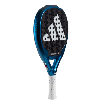 Adidas Metalbone CTRL 3.3 padel racket angled front view highlighting balance and control design, designed for advanced players