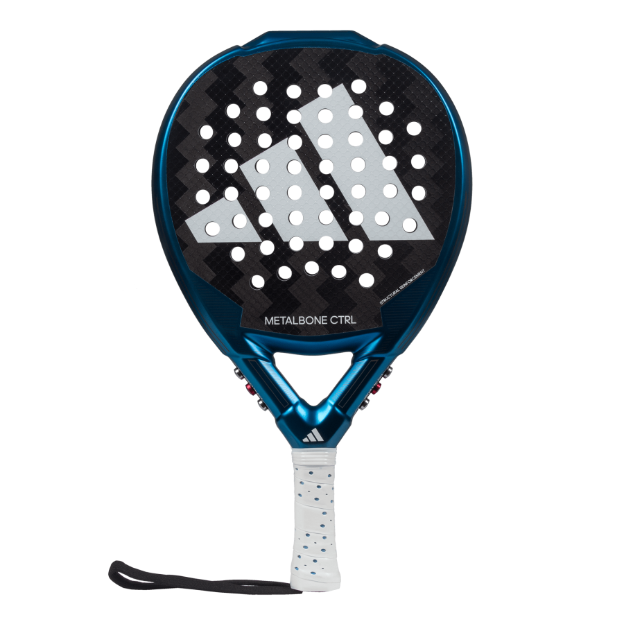 Adidas Metalbone CTRL 3.3 padel racket front view showing full face and control focused shape, designed for advanced players