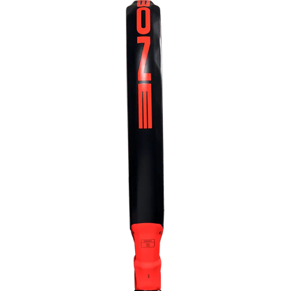 Top edge detail of Adidas Metalbone Team 2026 padel racket showing frame profile and durability, designed for intermediate players