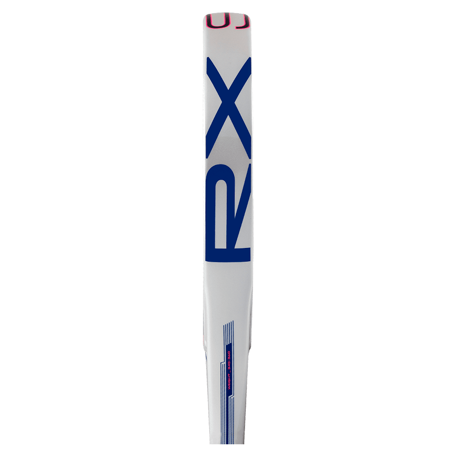 adidas rx series light 2026 padel racket side profile showing slim frame and rx branding designed for intermediate players.
