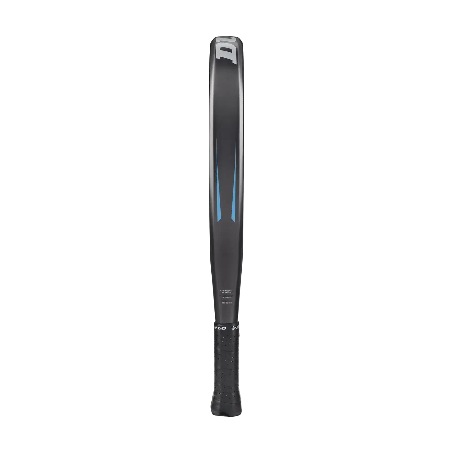 Dunlop FX Start 2026 padel racket side profile showing thick frame for comfort and stability, designed for beginner players