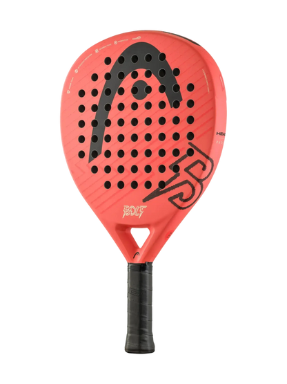 HEAD Bolt 2026 padel racket rear face red surface and large logo, designed for beginner players