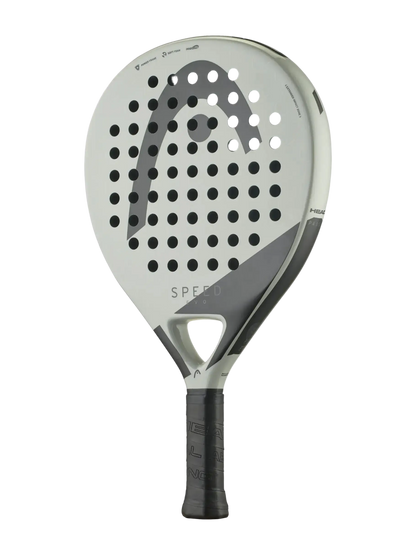 HEAD Evo Speed padel racket rear view showing soft foam core and Innegra technology, offering comfort, stability and easy power for new players