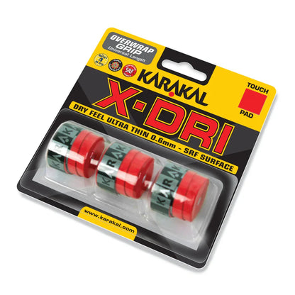Karakal X DRI Overwrap Padel Grip - Pack of 3
