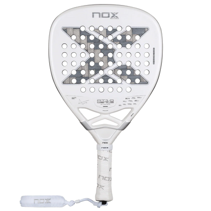Nox AT10 Genius Attack 12K Alum Xtrem 2026 padel racket front view designed for advanced players.