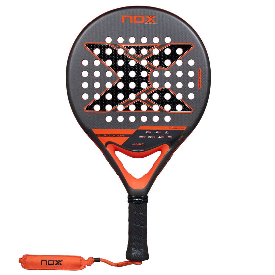 Nox Equation Hard Advanced 2027 padel racket front view