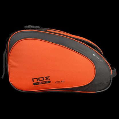 Nox ML10 Team padel bag black and clay side view, designed for all level players