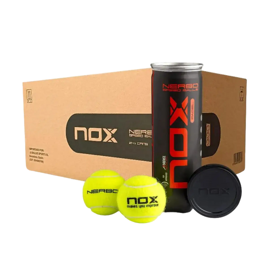 Nox Nerbo padel balls box. 24tubes