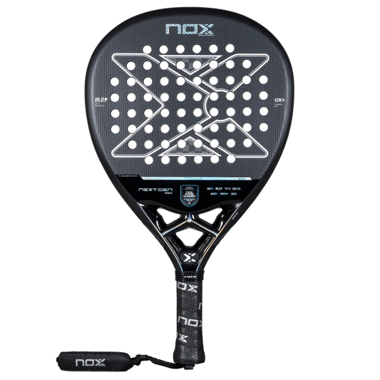 Nox NextGen Pro Attack 12K NFA Series 2026 front view showing full face and hole pattern