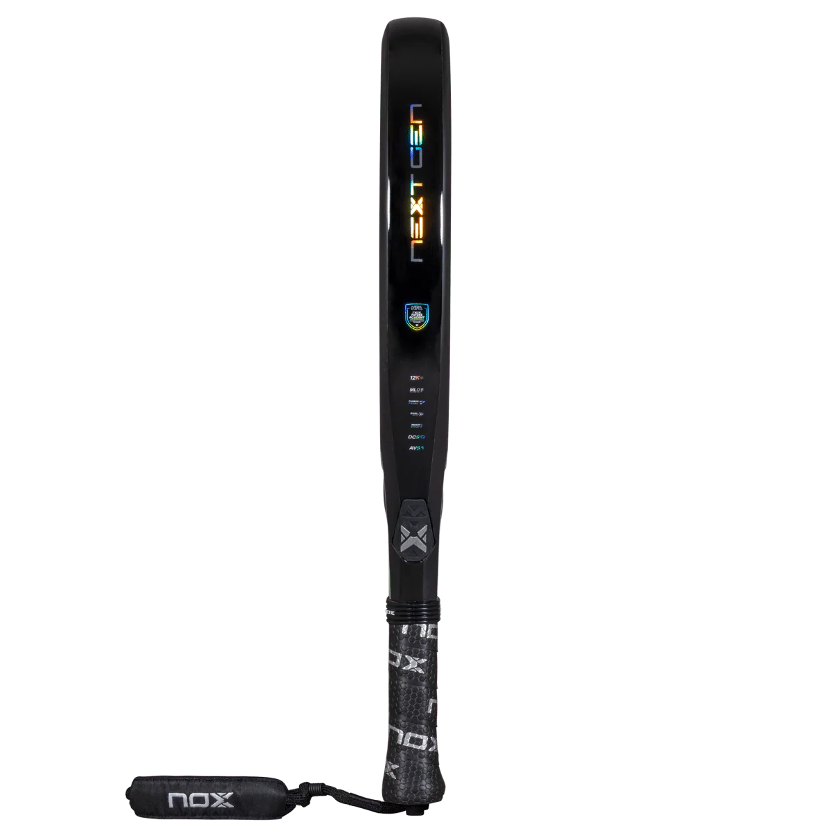 Nox NextGen Pro Attack 12K NFA Series 2026 side profile showing black frame and wrist strap
