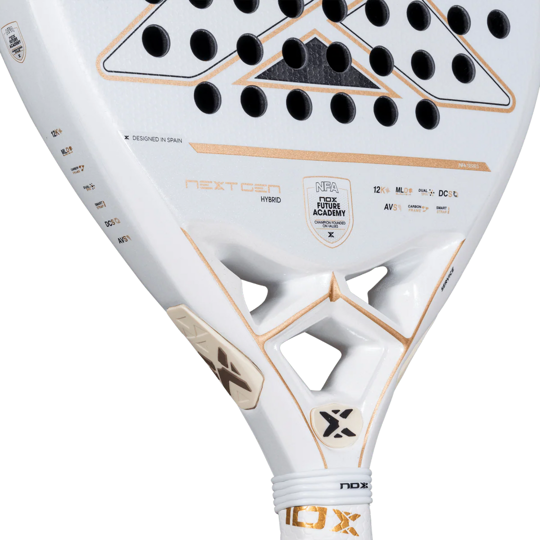 Nox NextGen Pro Hybrid 12K NFA Series 2026 bridge and technology detail close up, designed for versatile players