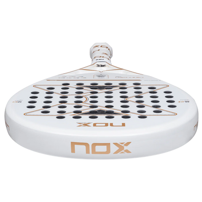 Nox NextGen Pro Hybrid 12K NFA Series 2026 low front edge view showing frame thickness and hole pattern