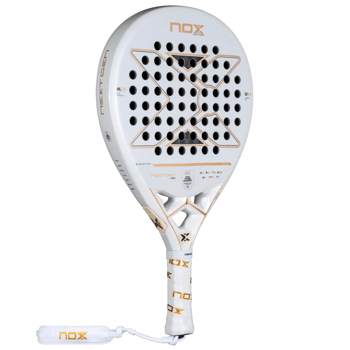 Nox NextGen Pro Hybrid 12K NFA Series 2026 side view, designed for versatile players