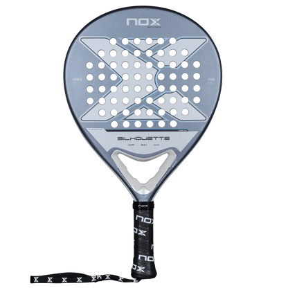 Nox X-ONE Silhouette 2026 padel racket front view showing round shape and full face, designed for lightweight play