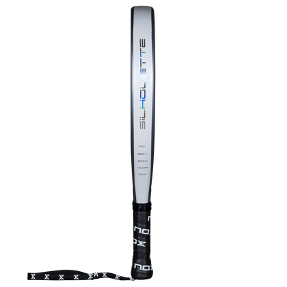 Nox X-ONE Silhouette 2026 padel racket side profile showing slim frame and black grip, designed for lightweight play
