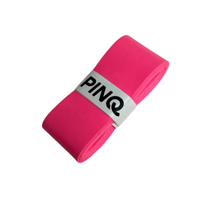 PINQ pink padel overgrip single roll, tacky feel overwrap grip for comfort control and moisture absorption.