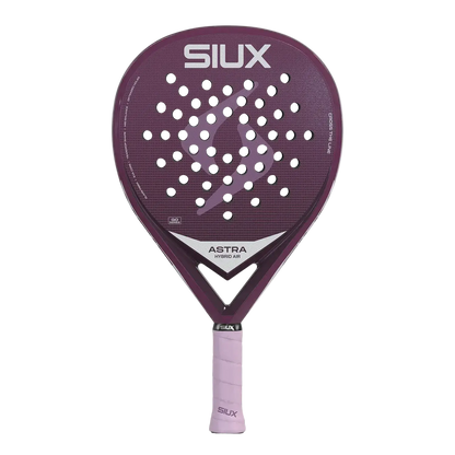 Siux Astra Hybrid Air 2026 women’s padel racket front view, lightweight hybrid design, designed for beginner players
