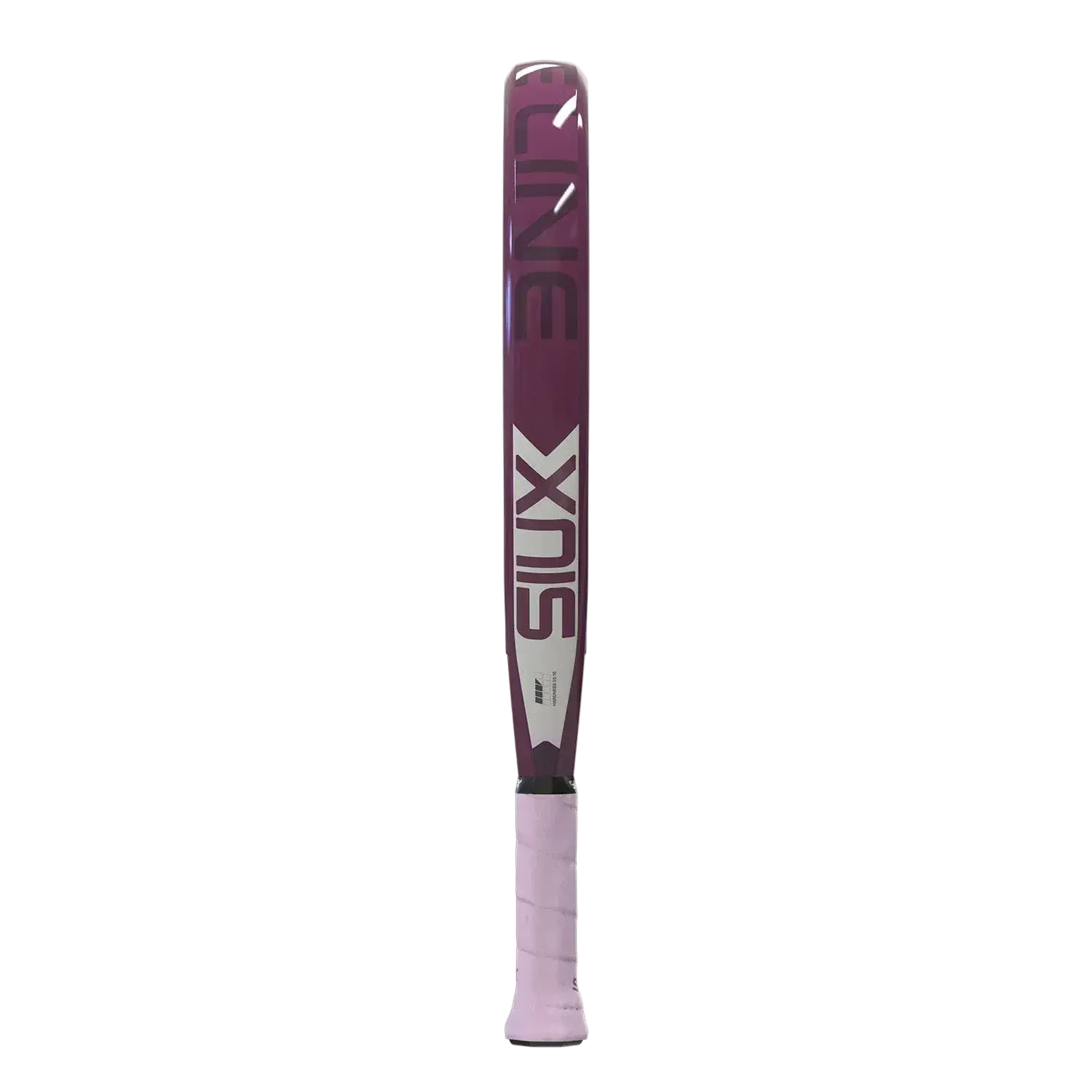 Siux Astra Hybrid Air 2026 women’s padel racket side profile, hybrid frame thickness detail, designed for beginner players